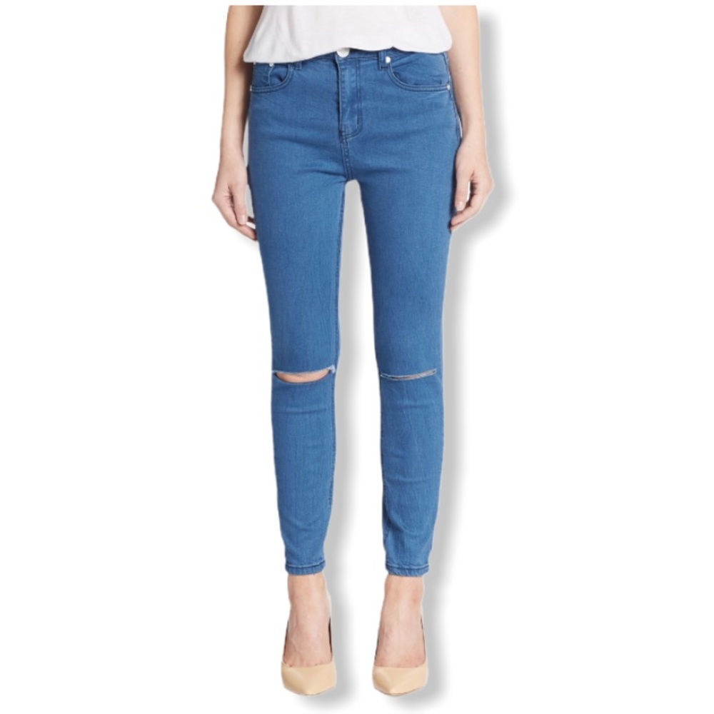 ONE TEASPOON Denim Blue Dixie Skinny Jeans